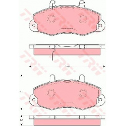 stabdžių trinkelių rinkinys, diskinis stabdys
                                TRW                                         