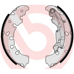 stabdžių trinkelių komplektas ESSENTIAL LINE
                                BREMBO                                       