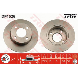 Stabdžių diskas
                                TRW                                                DF1526, TRW, DF1526, aut
