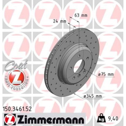 stabdžių diskas (1vnt) SPORT Z
                                ZIMMERMANN                                150.3461.52, Nenur
