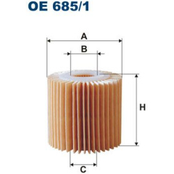 alyvos filtras
                                FILTRON                                                OE685/1, Nenurodytas ga