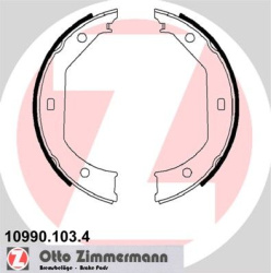 stabdžių trinkelių komplektas, stovėjimo stabdis
                                ZIMMERMANN                              