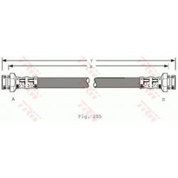 stabdžių žarnelė
                                TRW                                                PHA183, TRW, PHA183, 
