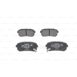 stabdžių trinkelių rinkinys, diskinis stabdys
                                BOSCH                                       