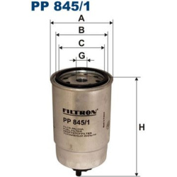 kuro filtras
                                FILTRON                                                PP845/1, Nenurodytas gami
