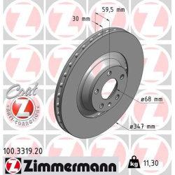 stabdžių diskas (1vnt) COAT Z
                                ZIMMERMANN                                                100