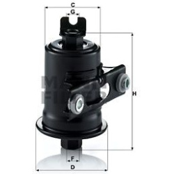 Filtras kuro benzin
                                MANN-FILTER                                WK614/36, MANN-FILTER, WK614/3