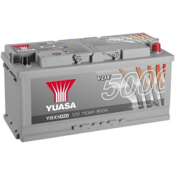 starterio akumuliatorius YBX5000 Silver High Performance SMF Batteries
                                YUASA                 