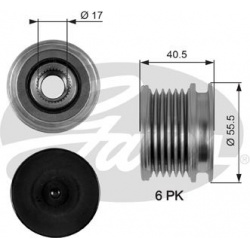 laisvos eigos sankaba, kint. sr. generatorius DriveAlign™
                                GATES                            