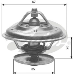 termostatas, aušinimo skystis
                                GATES                                                TH11680G1
