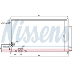 kondensatorius, oro kondicionierius ** FIRST FIT **
                                NISSENS                                  