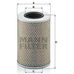 filtras, hidraulinė sistema
                                MANN-FILTER                                                H1290