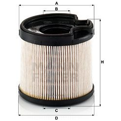 kuro filtras
                                MANN-FILTER                                                PU922X, MANN-FILTER, 