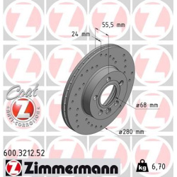 stabdžių diskas (1vnt) SPORT Z
                                ZIMMERMANN                                                60