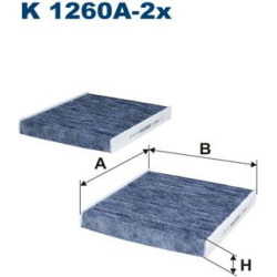filtras, salono oras
                                FILTRON                                                K1260A-2X, Nenuro