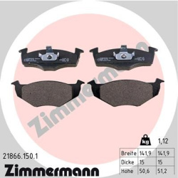 stabdžių trinkelių rinkinys, diskinis stabdys
                                ZIMMERMANN                                21