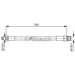 stabdžių žarnelė
                                BOSCH                                                1987476421, BOSCH, 