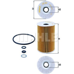 Filtras tepalo
                                MAHLE                                                OX351D, MAHLE, OX351D, au