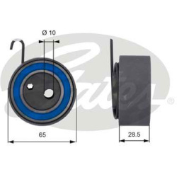 įtempiklio skriemulys, paskirstymo diržas PowerGrip™
                                GATES                               