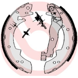 Stabdžių trinkelių komplektas ESSENTIAL LINE
                                BREMBO                                       
