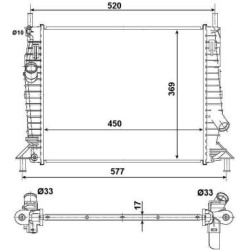 Aušinimo radiatorius
NRF 53028, NRF, 53028, a