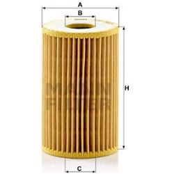 alyvos filtras
                                MANN-FILTER                                                HU7001X, MANN-FILTE