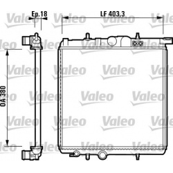 Aušinimo radiatorius
VALEO 732885, VALEO, 732