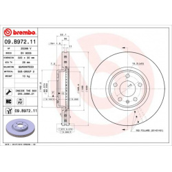 stabdžių diskas (1vnt) PRIME LINE - UV Coated
                                BREMBO                                       