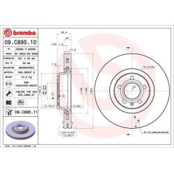 stabdžių diskas (1vnt) PRIME LINE - UV Coated
                                BREMBO                                       