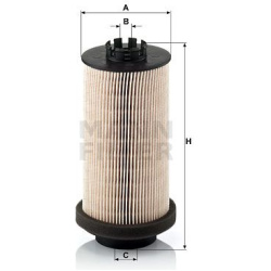 kuro filtras
                                MANN-FILTER                                                PU999/1X, MANN-FILTER