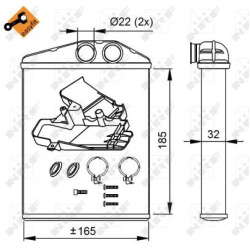 šilumokaitis, salono šildymas EASY FIT
                                NRF                                                5