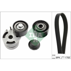 V formos rumbuotas diržas, komplektas
INA 529