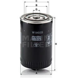 alyvos filtras
                                MANN-FILTER                                W940/25, MANN-FILTER, W940/25, auto