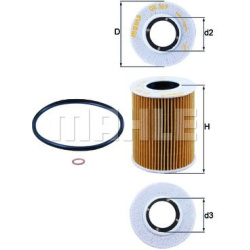 Filtras tepalo
                                MAHLE                                                OX369D, MAHLE, OX369D, au