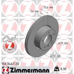 stabdžių diskas (1vnt) COAT Z
                                ZIMMERMANN                                                150