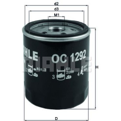 Filtras tepalo
                                MAHLE                                                OC1292, MAHLE, OC1292, au
