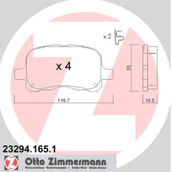 ZIMMERMANN                                                23294.165.1, Nenurodytas gamintojas, 232941651, auto detalė