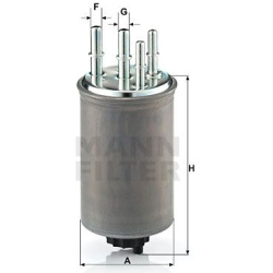kuro filtras
MANN-FILTER WK829/5, MANN-FILTER,