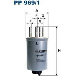 kuro filtras
                                FILTRON                                                PP969/1, Nenurodytas gami