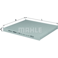 Filtras salono
                                MAHLE                                                LA832, MAHLE, LA832, auto