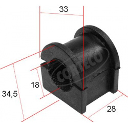 stabilizatoriaus įvorė
                                CORTECO                                                80000450, COR