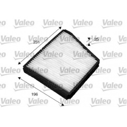 filtras, salono oras VALEO ESSENTIAL
                                                698860, VALEO, 698860, auto detalė