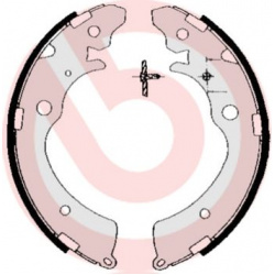 stabdžių trinkelių komplektas ESSENTIAL LINE
                                BREMBO                                       