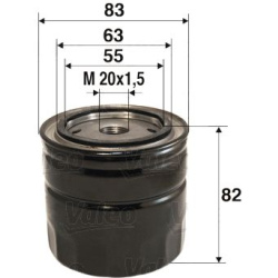 Alyvos filtras
                                VALEO                                                586062, VALEO, 586062, au