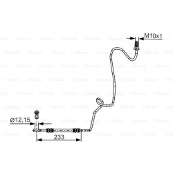 stabdžių žarnelė
                                BOSCH                                                1987481339, BOSCH, 