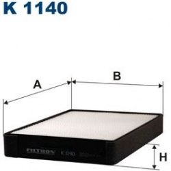 filtras, salono oras
                                FILTRON                                                K1140, Nenurodyta