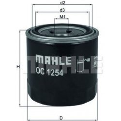 Filtras tepalo
                                MAHLE                                                OC1254, MAHLE, OC1254, au