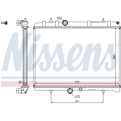Aušinimo radiatorius
                                NISSENS                                                63606A, NISSENS,