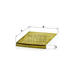 filtras, salono oras FreciousPlus
                                MANN-FILTER                                FP2436, MANN-FIL
