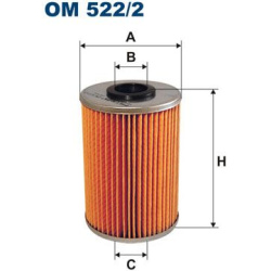 alyvos filtras
FILTRON OM522/2, Nenurodytas gamintojas, OM5222